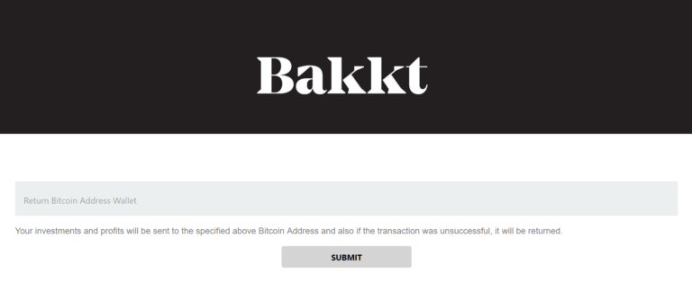 Someone Is Impersonating Bitcoin Futures Platfom Bakkt to Raise Money