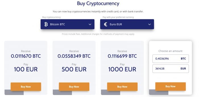 buy crypto with a bank card - coinmama