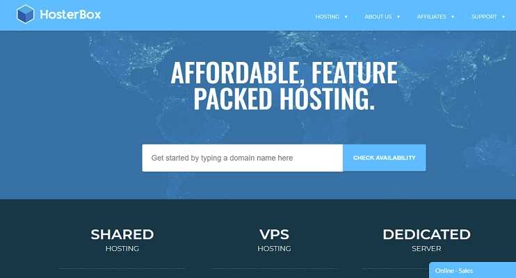 hosterbox web hosting