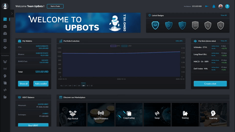 UpBots MVP Review: All-in-One Trading Platform & Marketplace for Algorithmic Traders