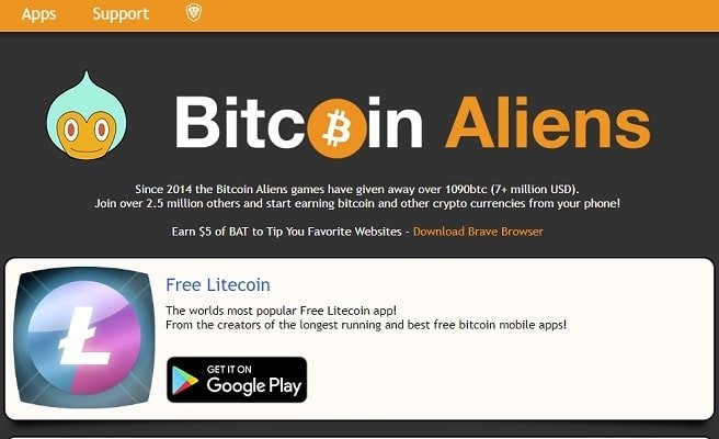 alien bitcoin faucet