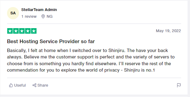 Shinjiru Hosting Review: Powerful Offshore Hosting Solution