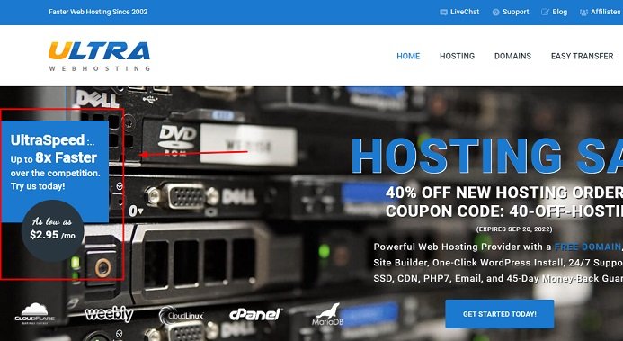 Ultra Web Hosting Review