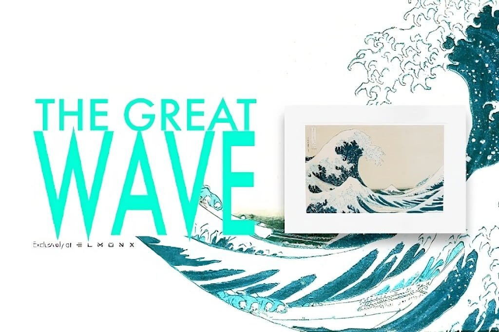 The Great Wave off Kanagawa Licensed NFTs To Release In 3D and Augmented Reality on ElmonX