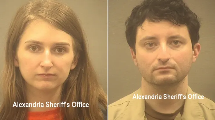 Booking photos for Heather Morgan and Ilya Lichtenstein. Courtesy: Alexandria Adult Detention Center.