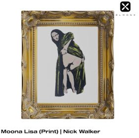 ElmonX Unveils 'Moona Lisa': A Digital Collection by World-Famous Street Artist Nick Walker