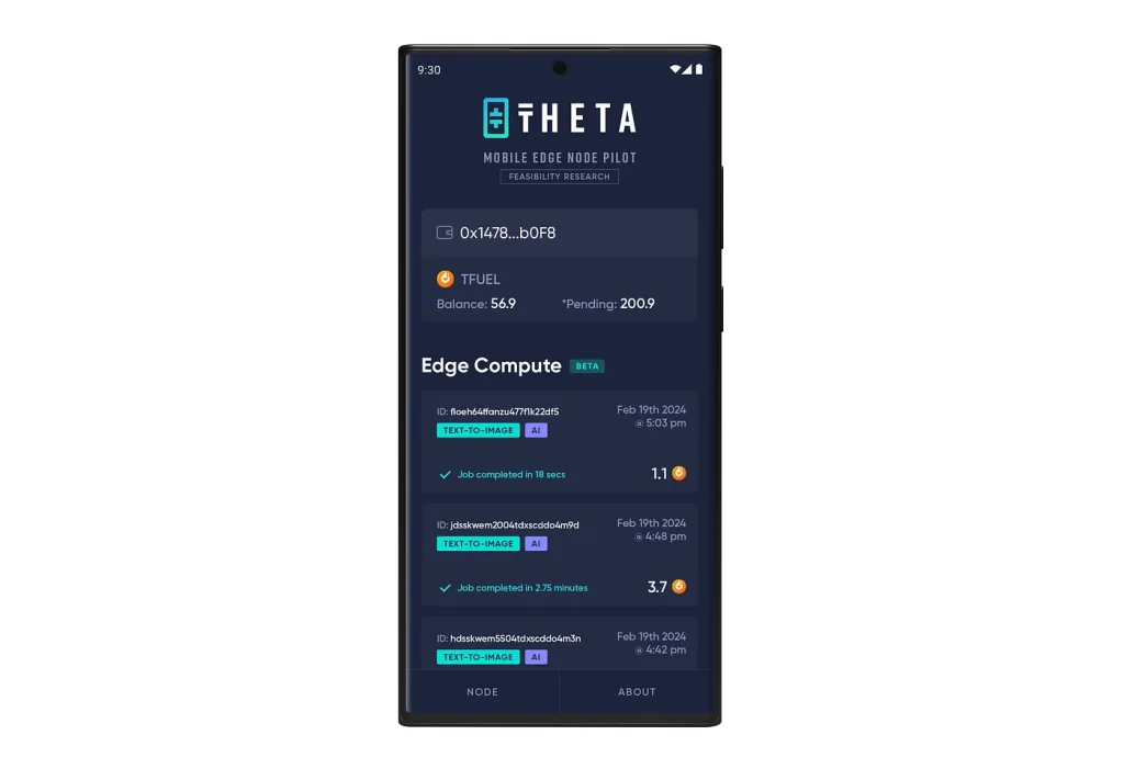 Theta Edge for Mobile, Pilot Version.