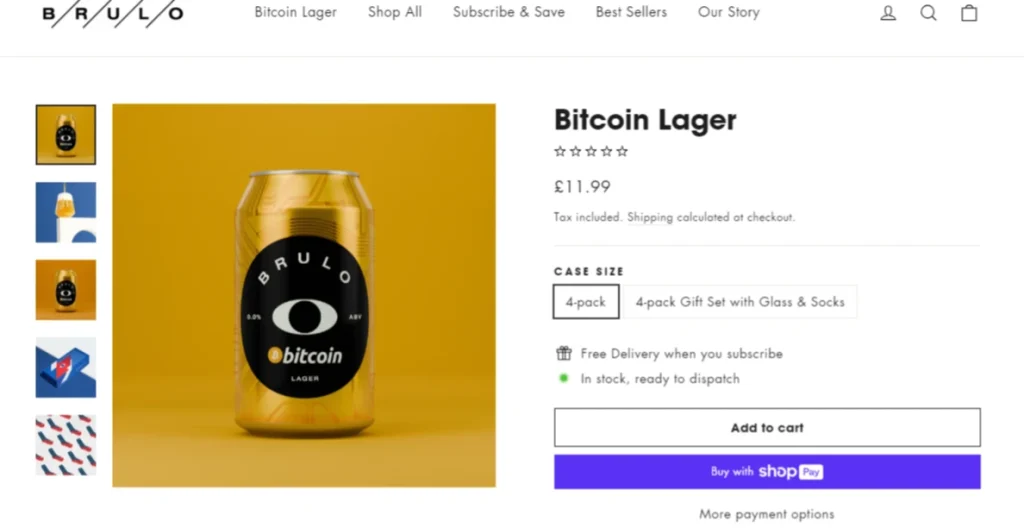 Brulo Launches World's First Alcohol-Free Bitcoin Beer