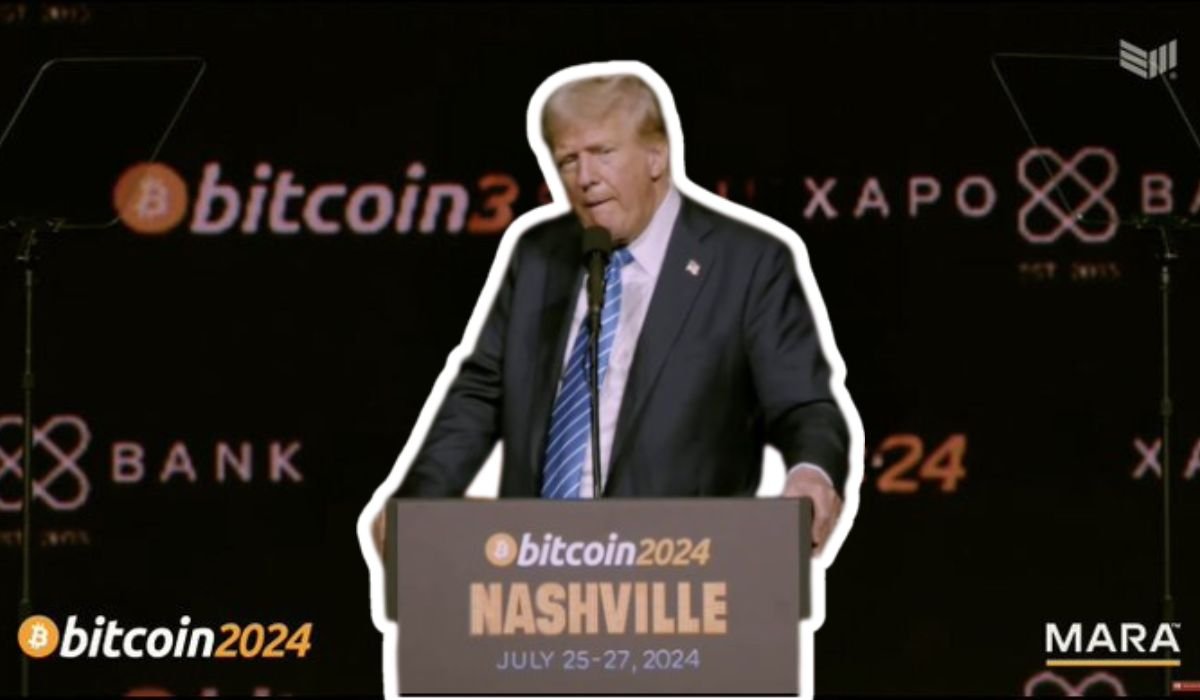 Trump at Bitcoin2024 conference in Nashville