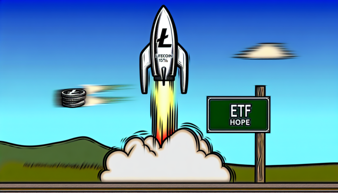 Litecoin Surges 15% as ETF Hopes Rise Following SEC Filing Update