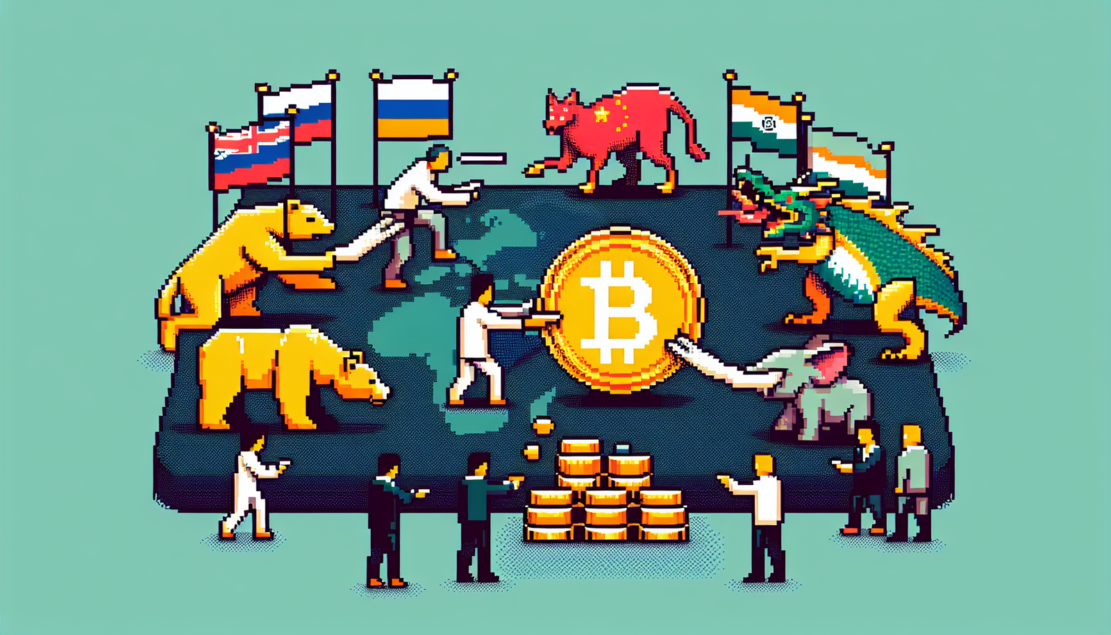 Russia Uses Bitcoin to Bypass Sanctions in Trade with China and India