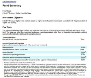 Fidelity application screenshot