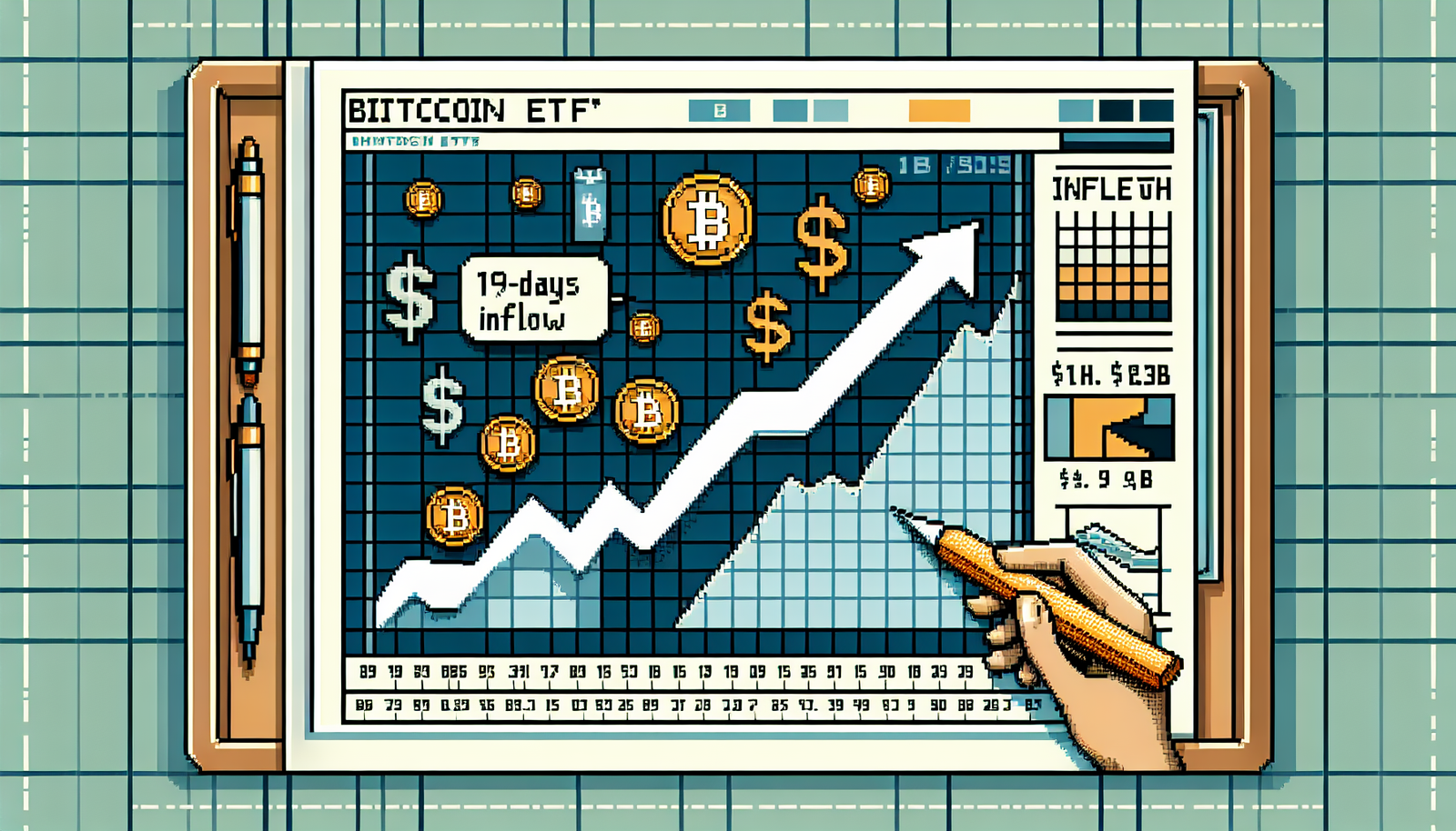 BlackRock Bitcoin ETF Sees 19-Day Inflow Streak, Hits $1B Weekly