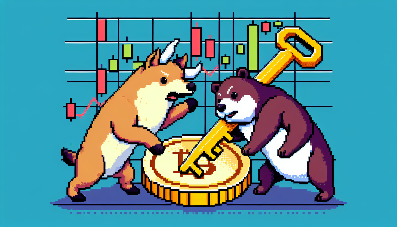 Dogecoin Holds Key Support as Bulls, Bears Vye in Falling Wedge