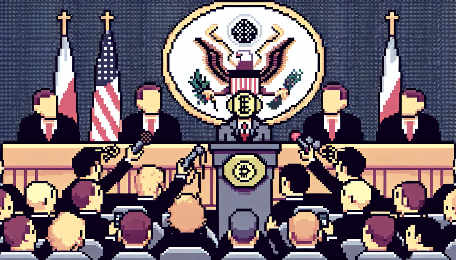 Trump Faces Scrutiny After Using Presidential Seal at Memecoin Event Trump Faces Scrutiny After Using Presidential Seal at Memecoin Event