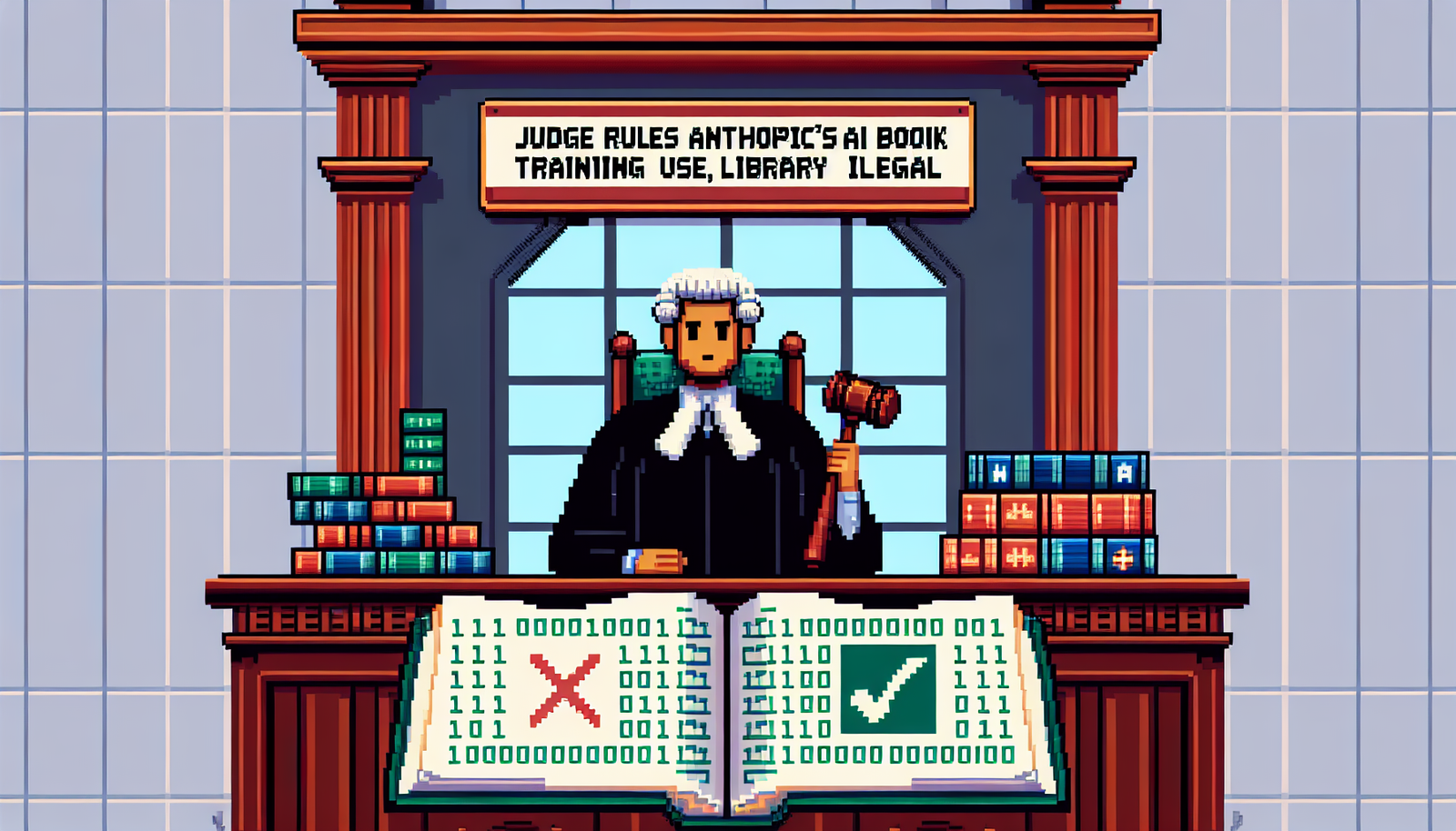 Judge Rules Anthropic’s AI Book Training is Fair Use, Library Illegal