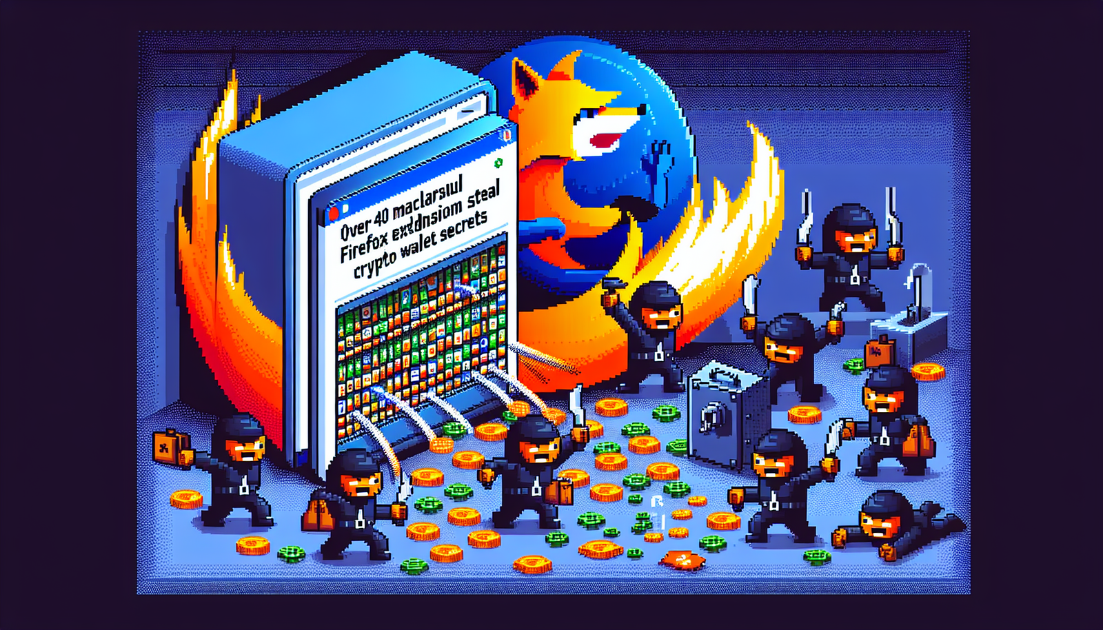 Over 40 Malicious Firefox Extensions Steal Crypto Wallet Secrets