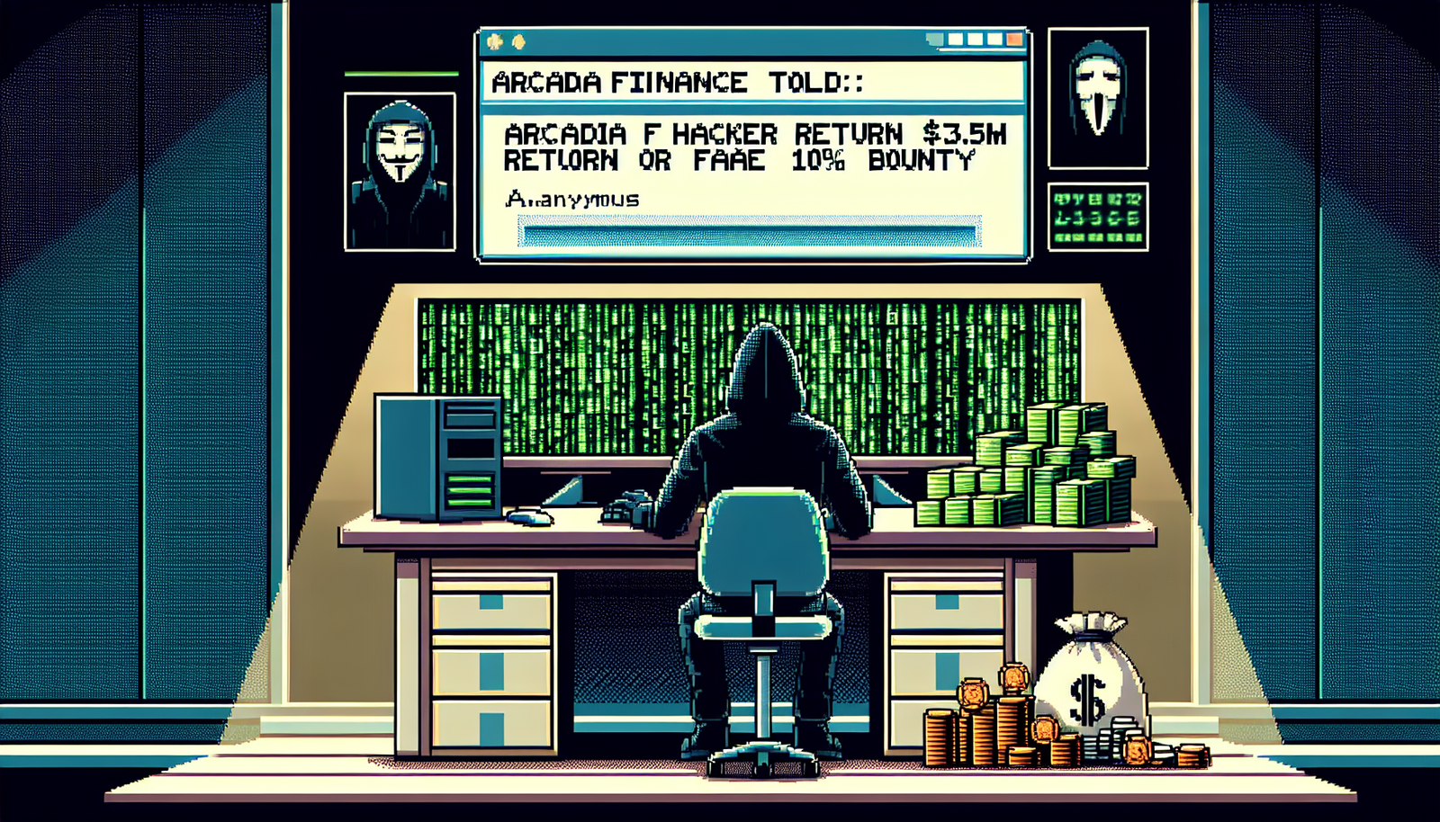 Arcadia Finance Hacker Told: Return $3.5M or Face 10% Bounty