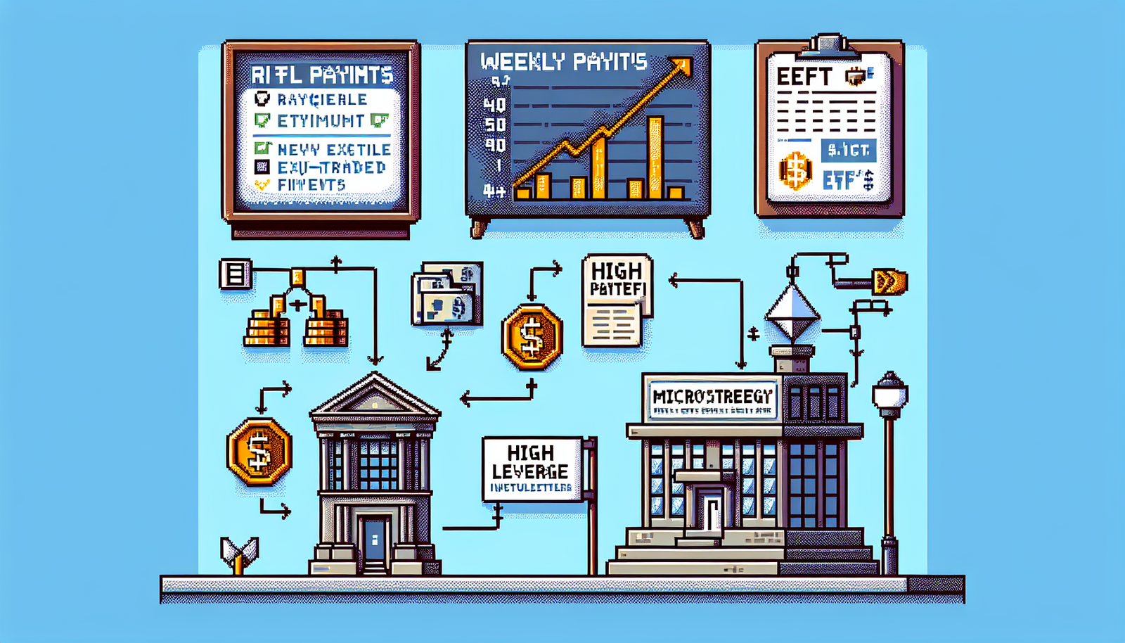 New ETF Offers Weekly Payouts and Extra Leverage on MicroStrategy