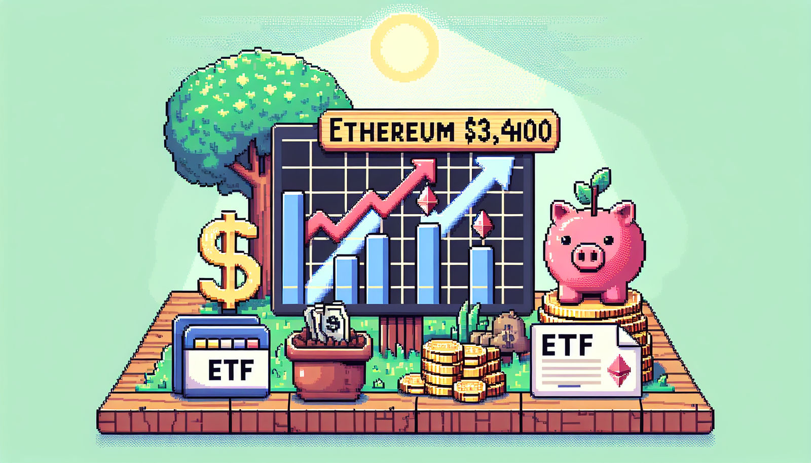 Ethereum Surges Above $3,400 Amid Investor Risk Appetite and ETF Hopes