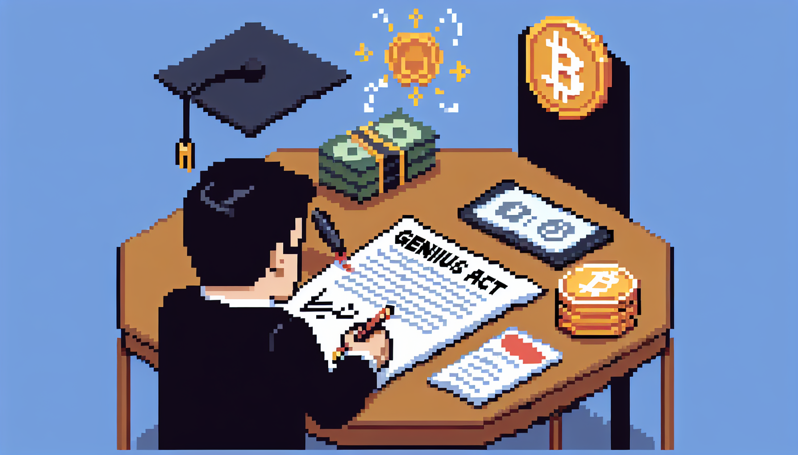 Trump Signs GENIUS Act to Regulate Cryptocurrency Industry