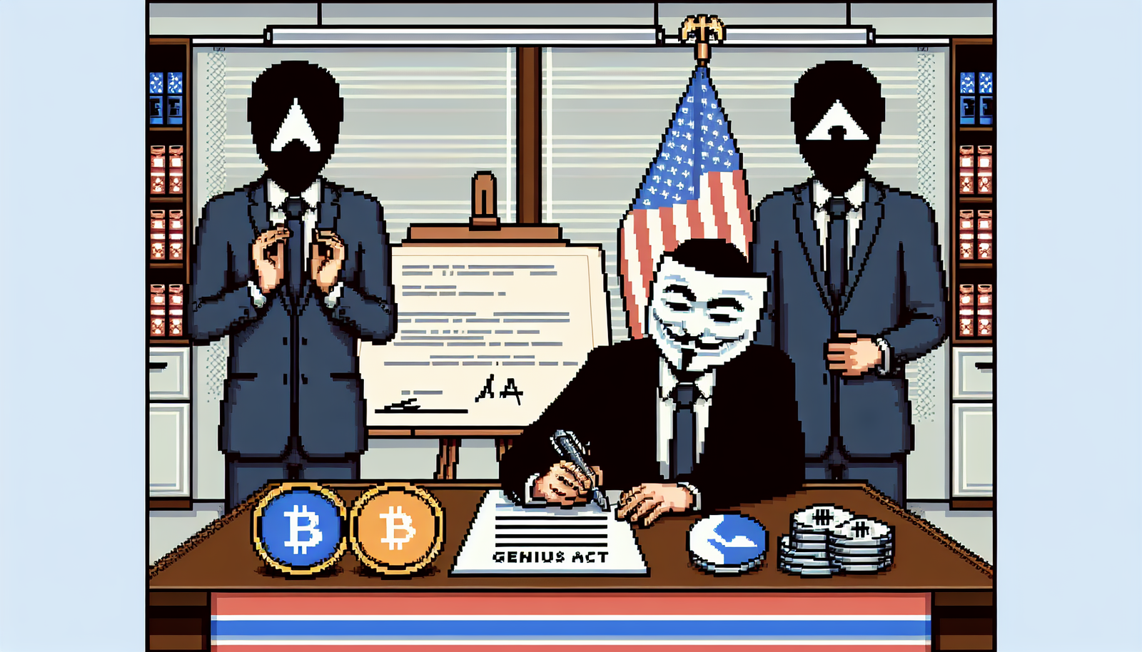Trump Signs GENIUS Act, First US Law Regulating Cryptocurrency