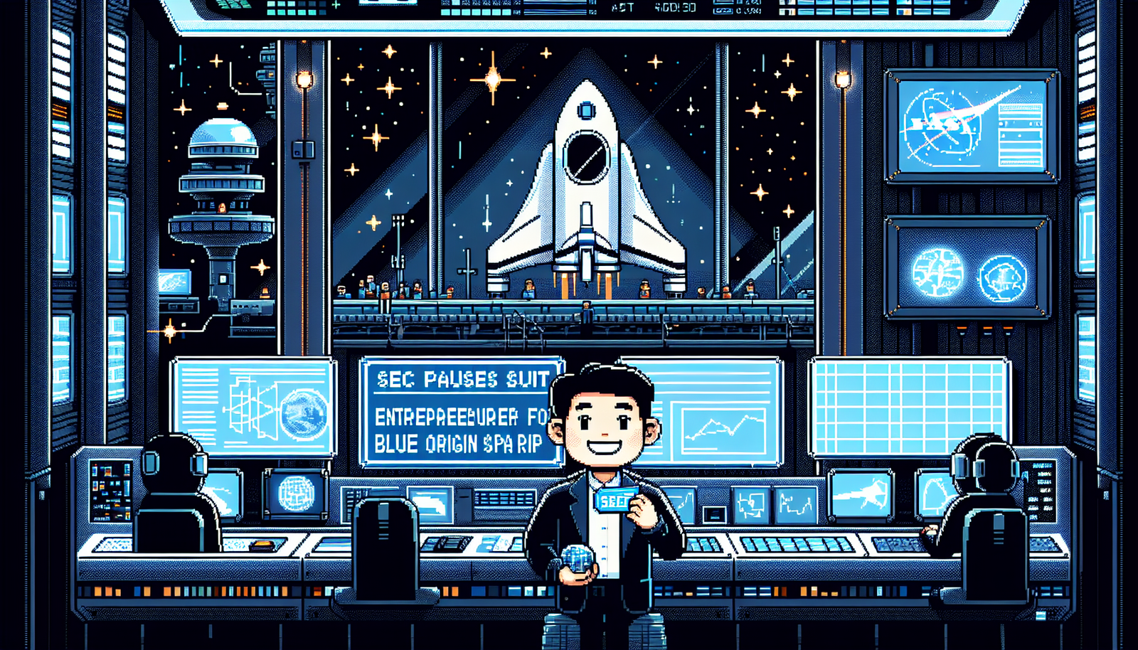 SEC Pauses Suit: Justin Sun Cleared for Blue Origin Space Trip