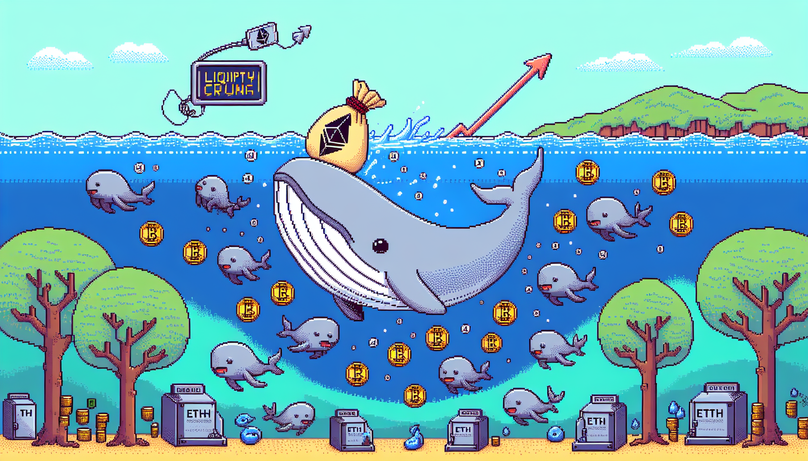 Ethereum Whale Withdrawals Trigger Aave Liquidity Crunch, Rates Soar