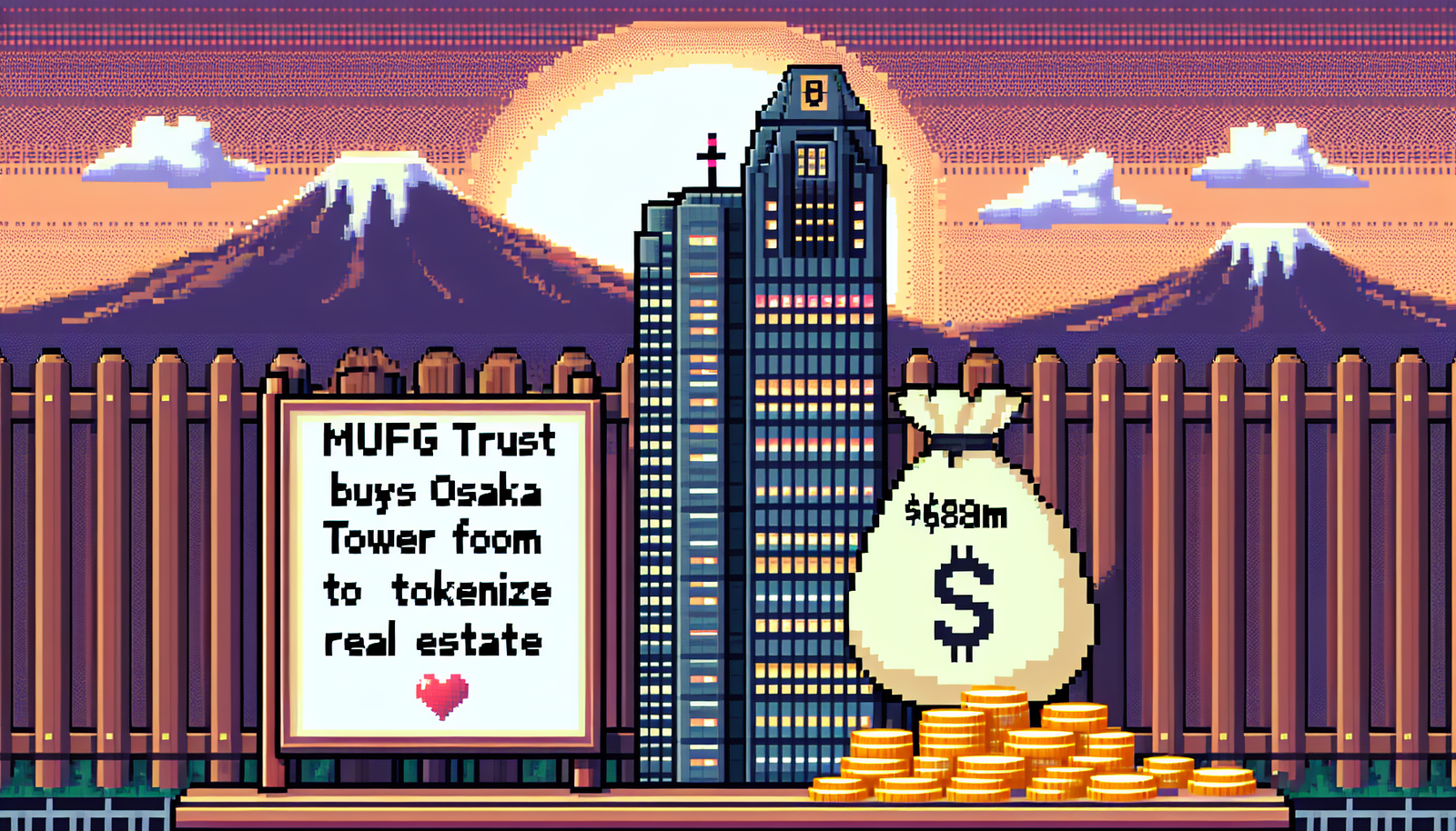 MUFG Trust Buys Osaka Tower for $681M to Tokenize Real Estate
