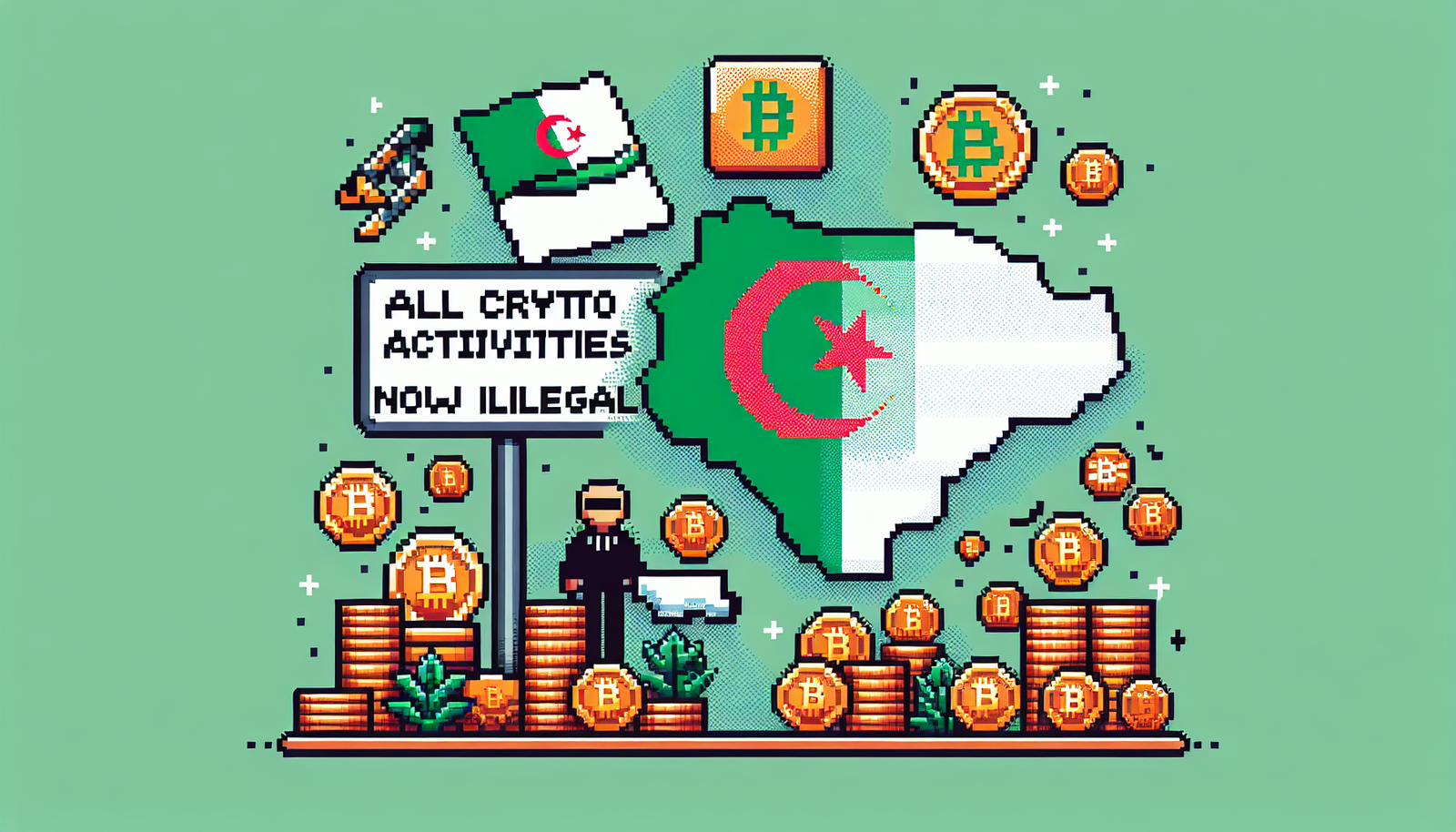Algeria Expands Ban: All Crypto Activities Now Illegal