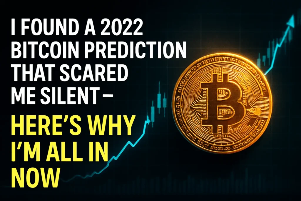 I Found a 2022 Bitcoin Prediction That Scared Me Silent – Here's Why I'm All In Now Old 2022 Bitcoin Prediction thesis