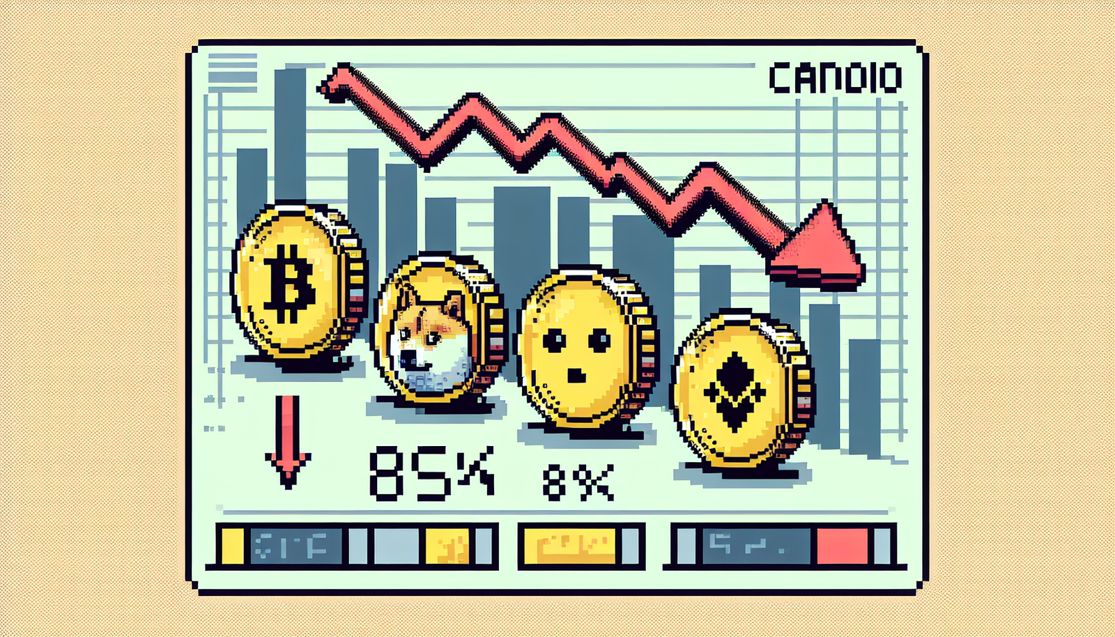 Bitcoin Slips Below $115K, Dogecoin and Cardano Drop 8%