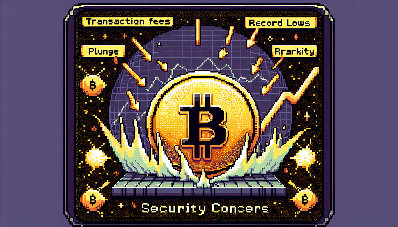 Bitcoin Transaction Fees Plunge to Record Lows, Sparking Security Worry