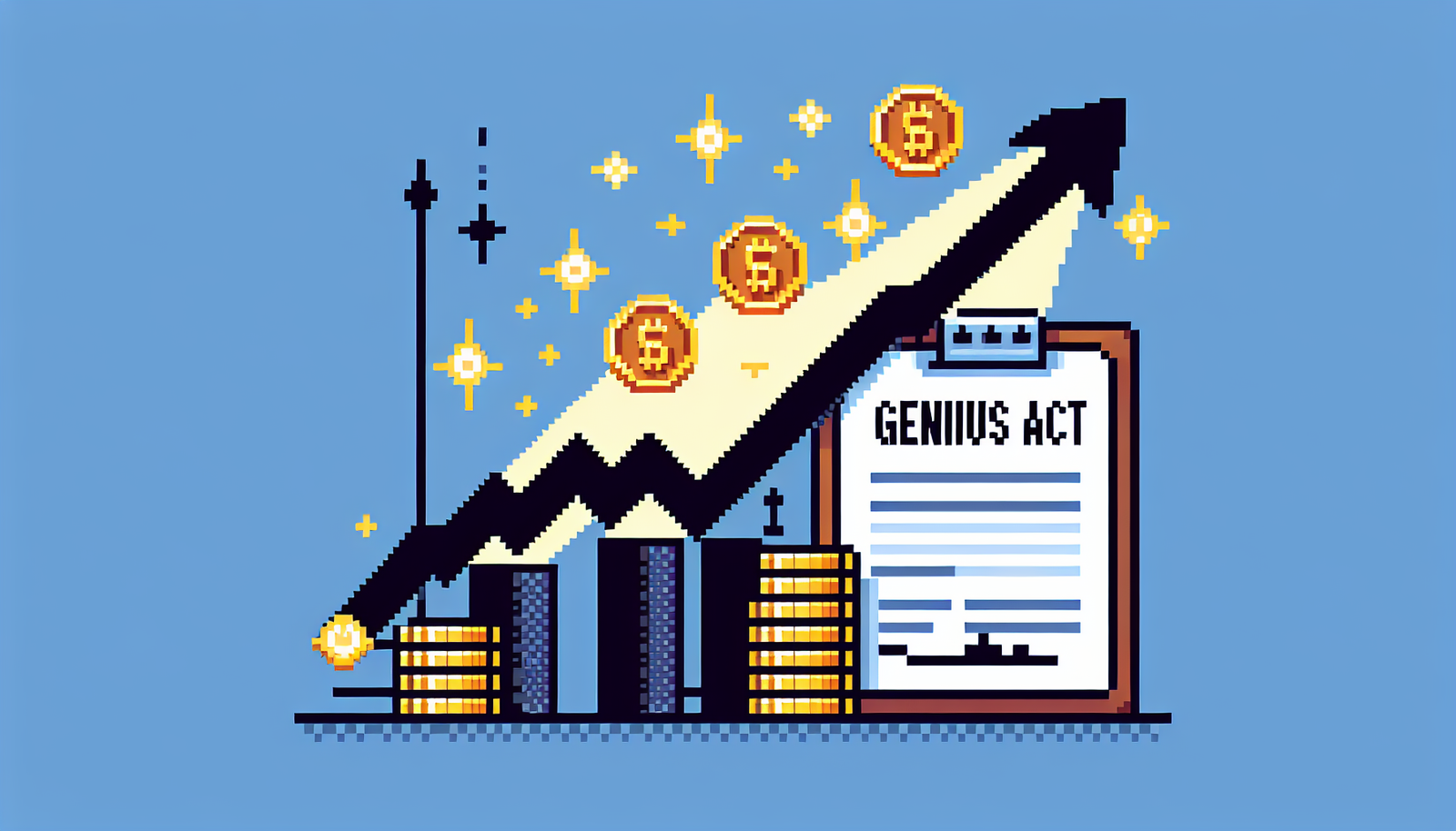 Stablecoin Market Surges After Trump Signs GENIUS Act Into Law