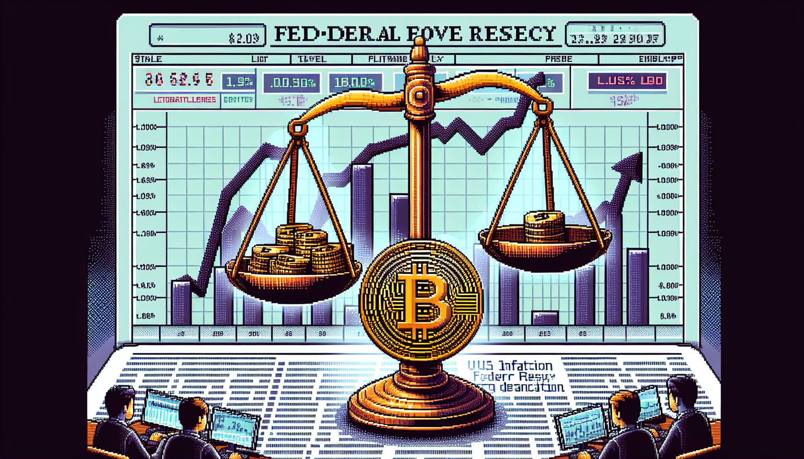 Bitcoin Swings Wildly as Traders Eye US Inflation and Fed Moves
