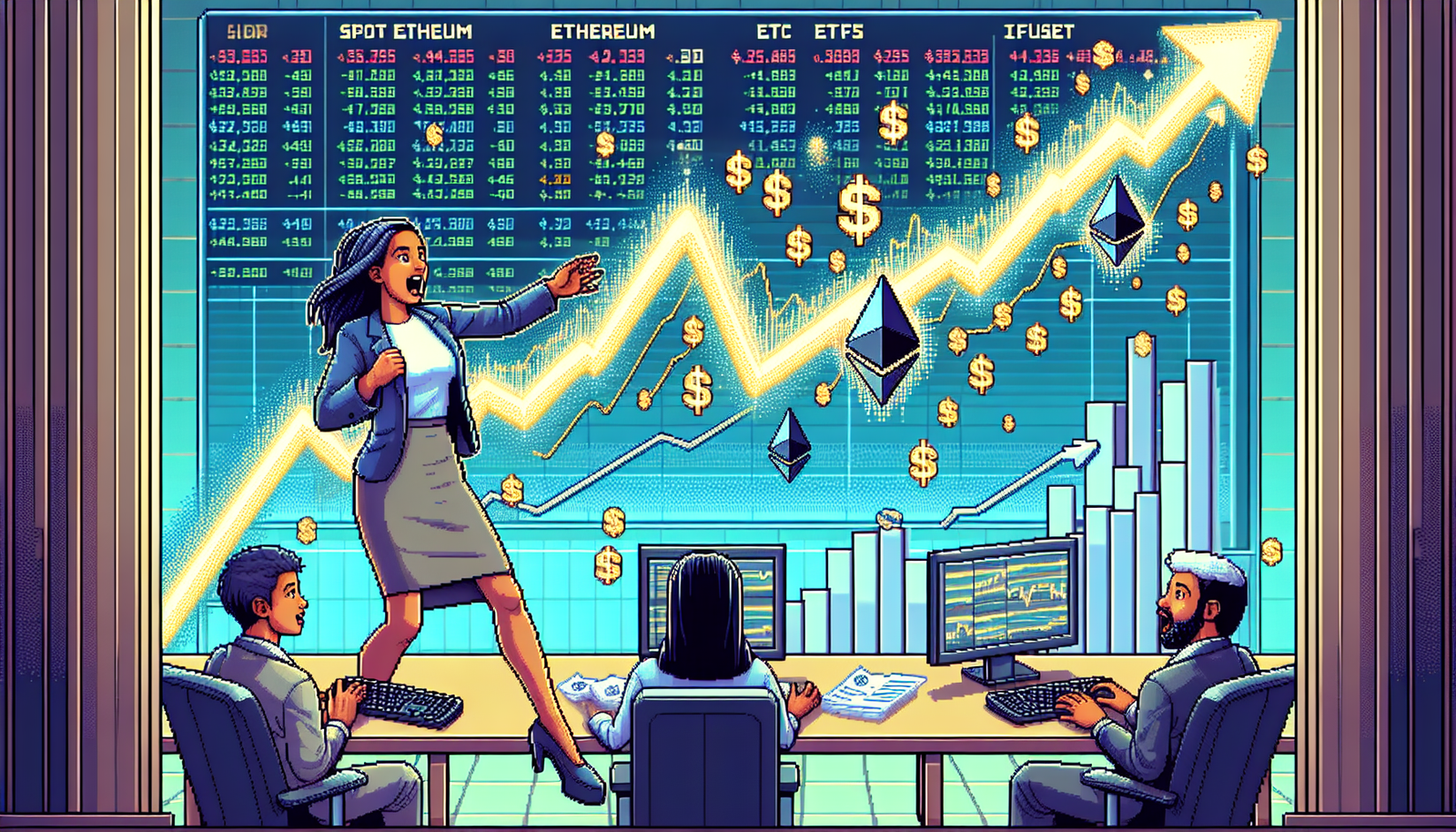 Spot Ethereum ETFs Draw $2.3B in Inflows, Outpacing Issuance