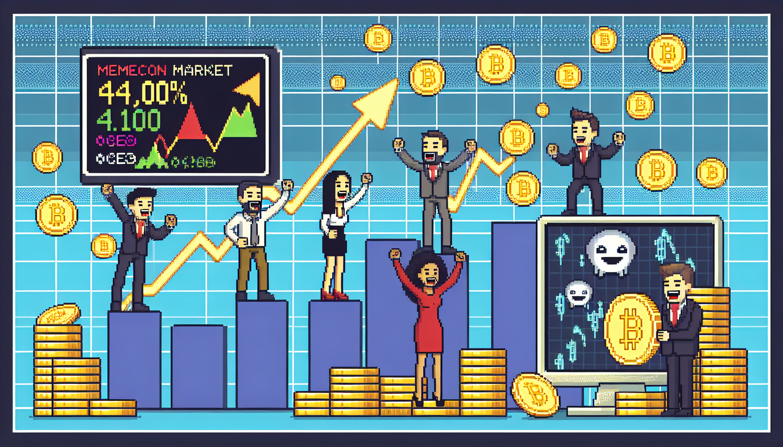 Memecoin Market Soars 14% as Investors Bet Big on Crypto Rally