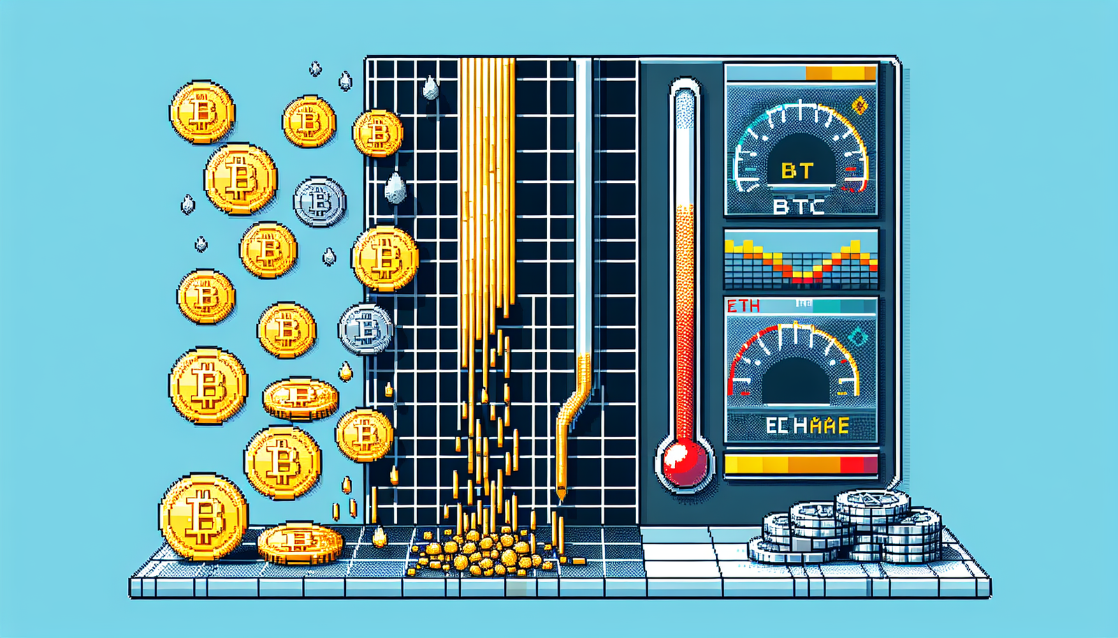 Bitcoin, Ether ETF Outflows Surge, Crypto Sentiment Turns to Fear
