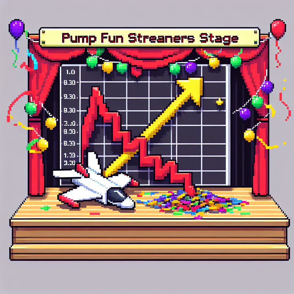 Pump Fun streamers stage fake jet crash as memecoin metrics plummet