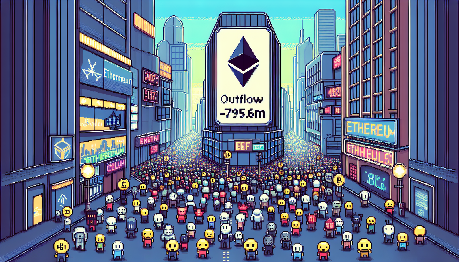 Ethereum ETFs See $795.6M Outflows, Retail Traders Remain Bullish