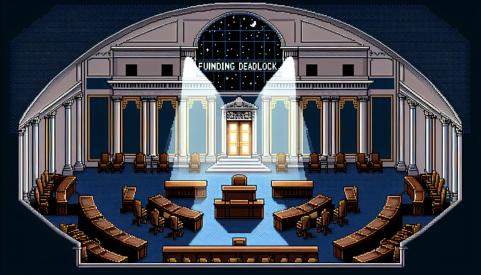 Federal Government Shuts Down as Senate Deadlocks on Funding