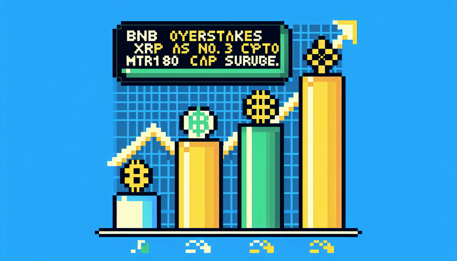 BNB Overtakes XRP as No. 3 Crypto With $180B Market Cap Surge