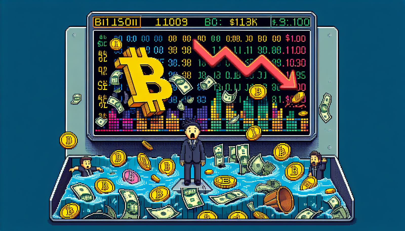 Crypto Market Dips: $667M Liquidated as Bitcoin Drops to $121K