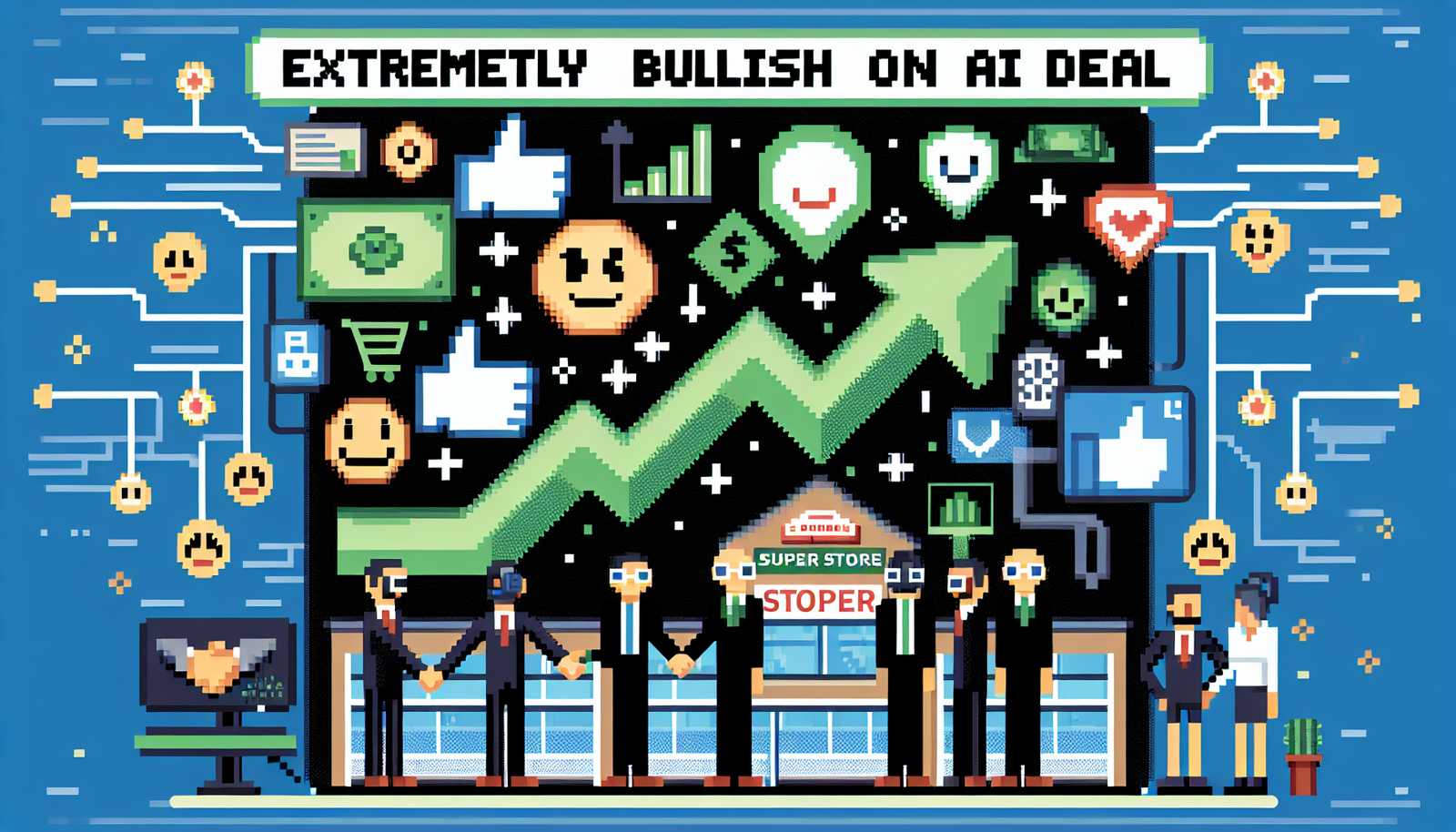 Walmart Stocktwits Sentiment Turns "Extremely Bullish" on AI Deal