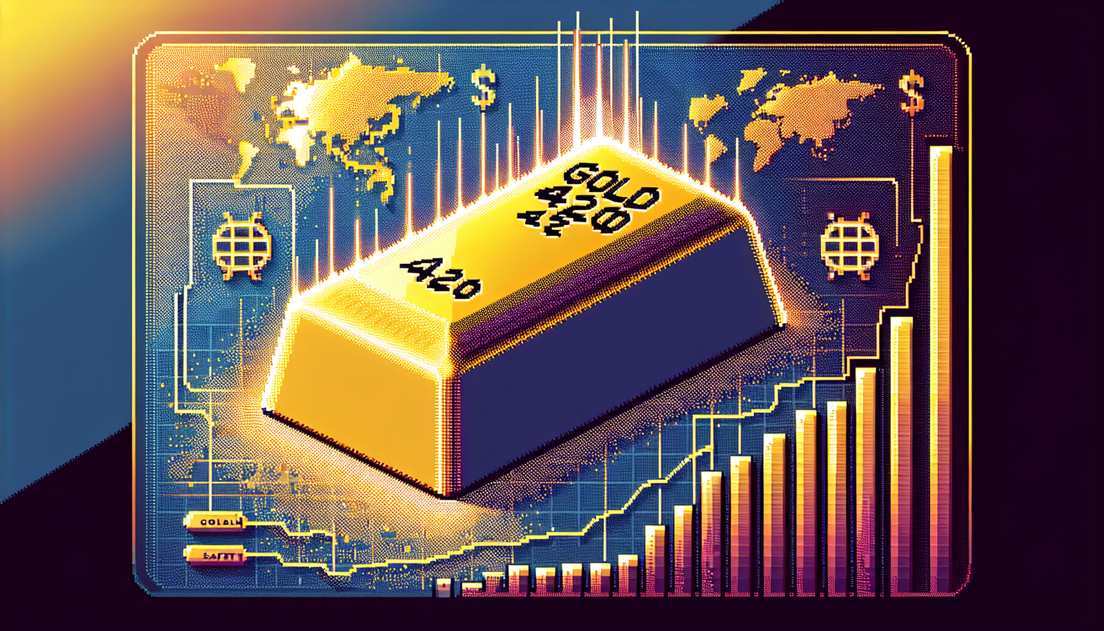 Gold Surges to Record $4,200 as Safe-Haven Demand Soars Globally