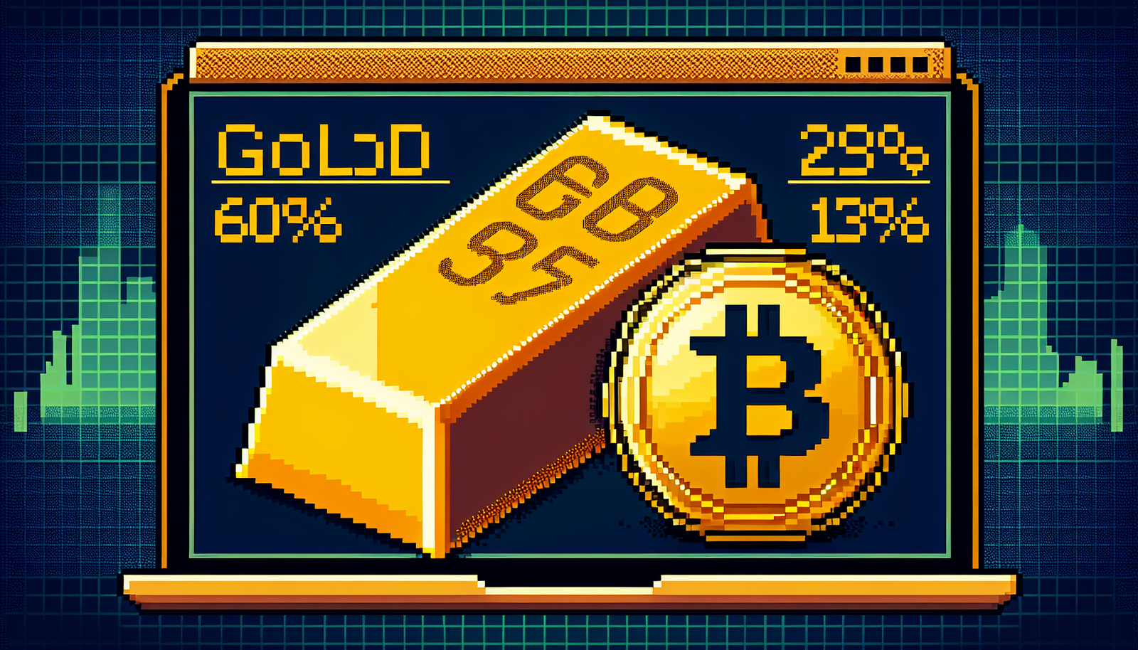 Gold Surges 60% in 2025, Crushing Bitcoin's Modest 13% Gain