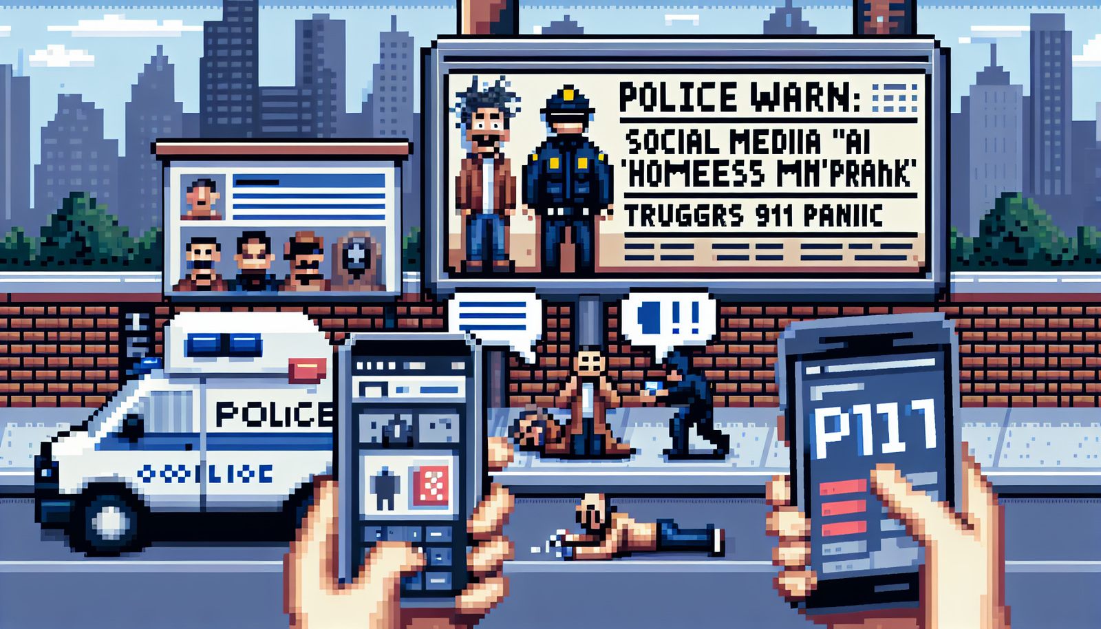 Police Warn: TikTok 'AI Homeless Man' Prank Triggers 911 Panic