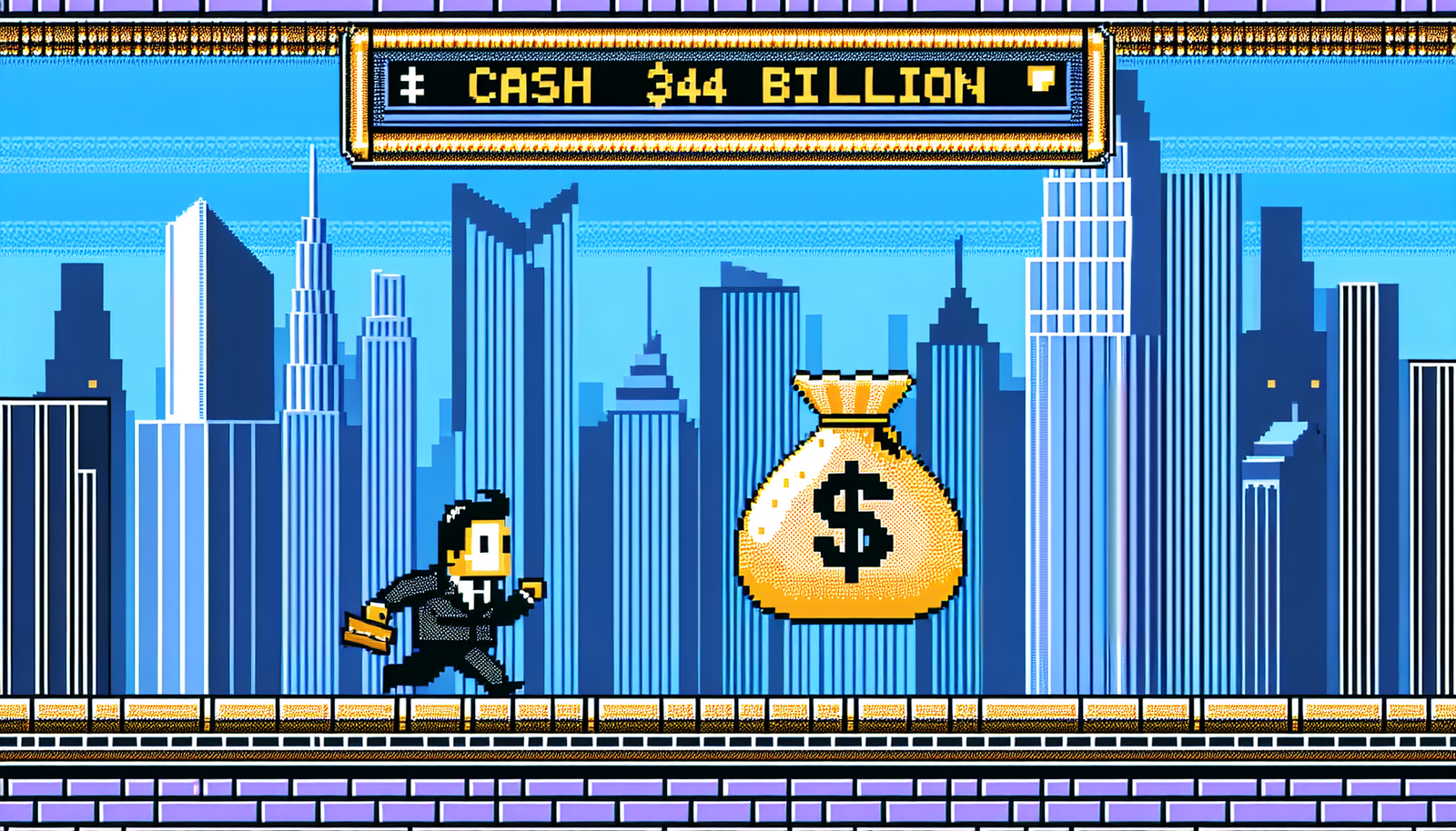 Buffett’s $344 Billion Cash Alert for Wall Street