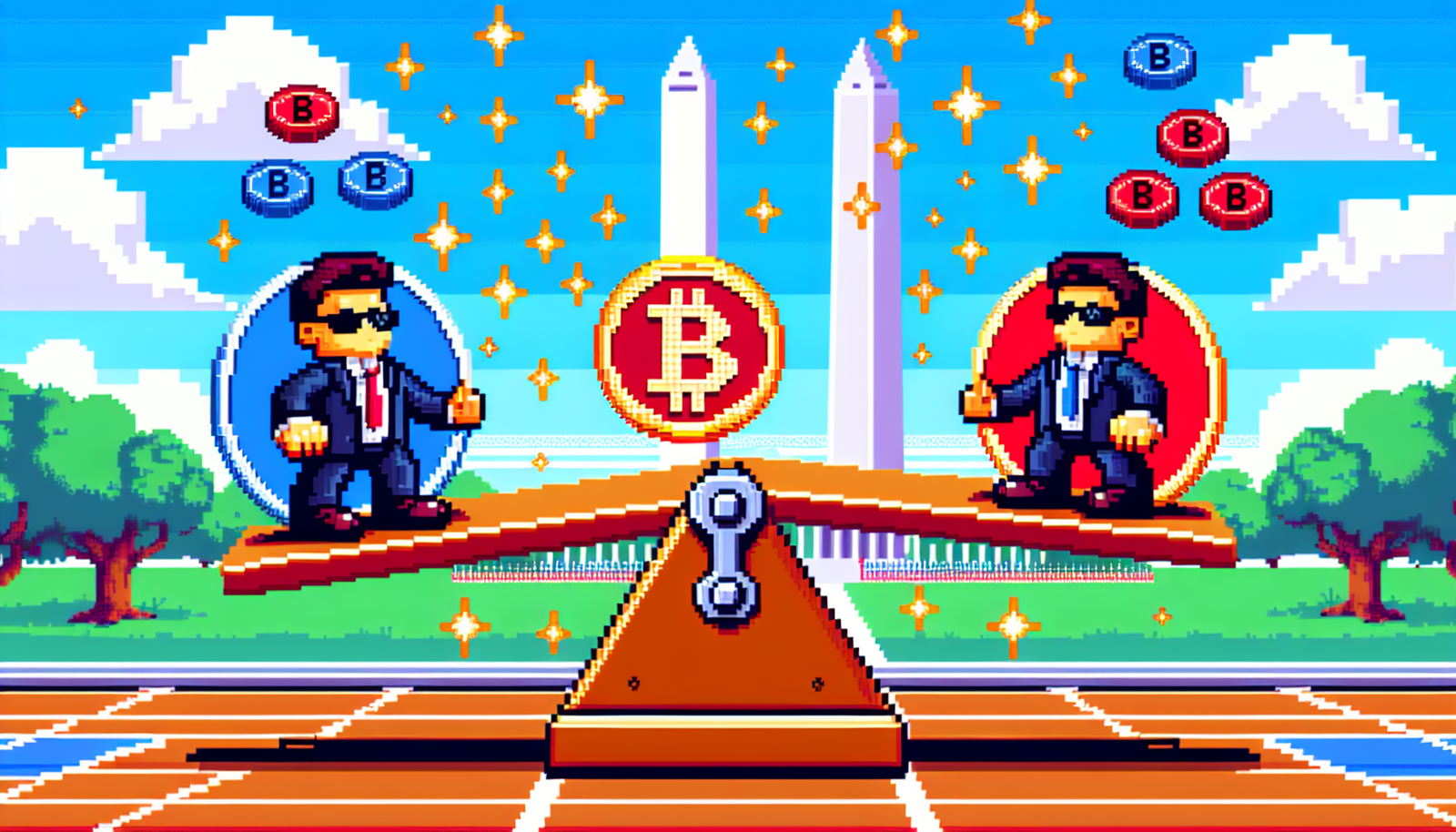 Crypto Caught in Washington’s Red vs Blue Regulatory Battle